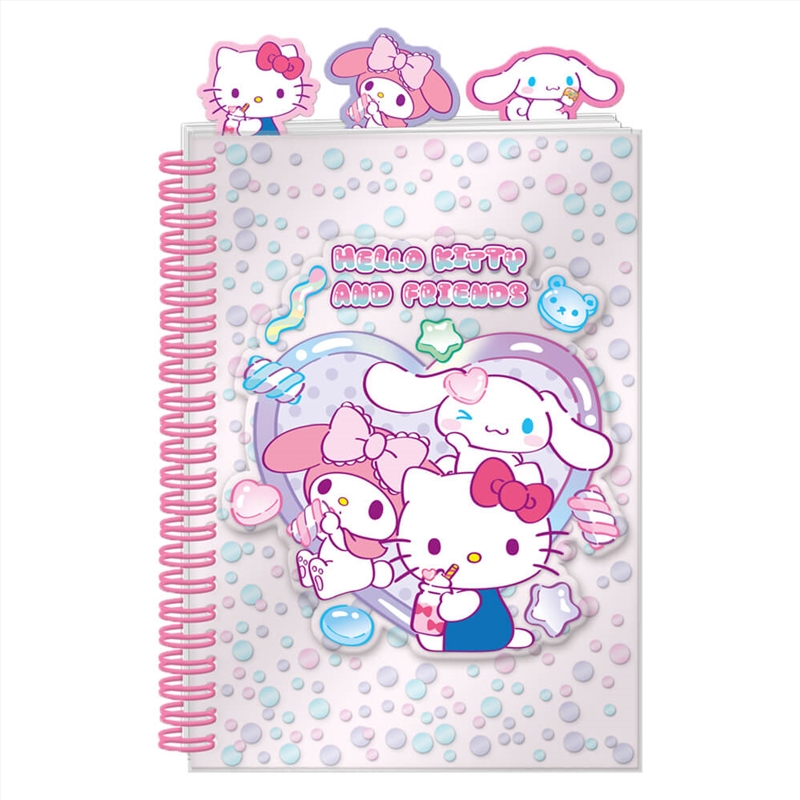 Hello Kitty Sweets Glitter Notebook/Product Detail/Notebooks & Journals