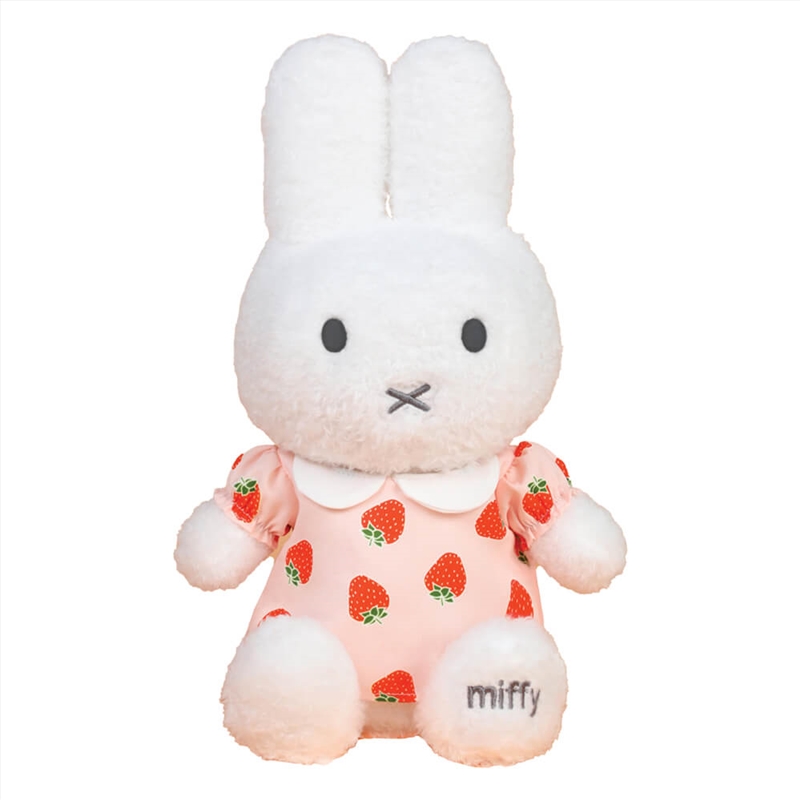 Soft Toy - Miffy Plush Strawberry Dress 25cm/Product Detail/Plush Toys