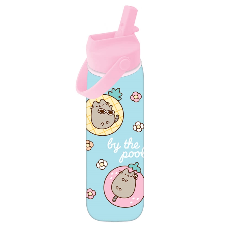 Pusheen Tropical Vacation Water Bottle 'By The Pool'/Product Detail/Drinkware
