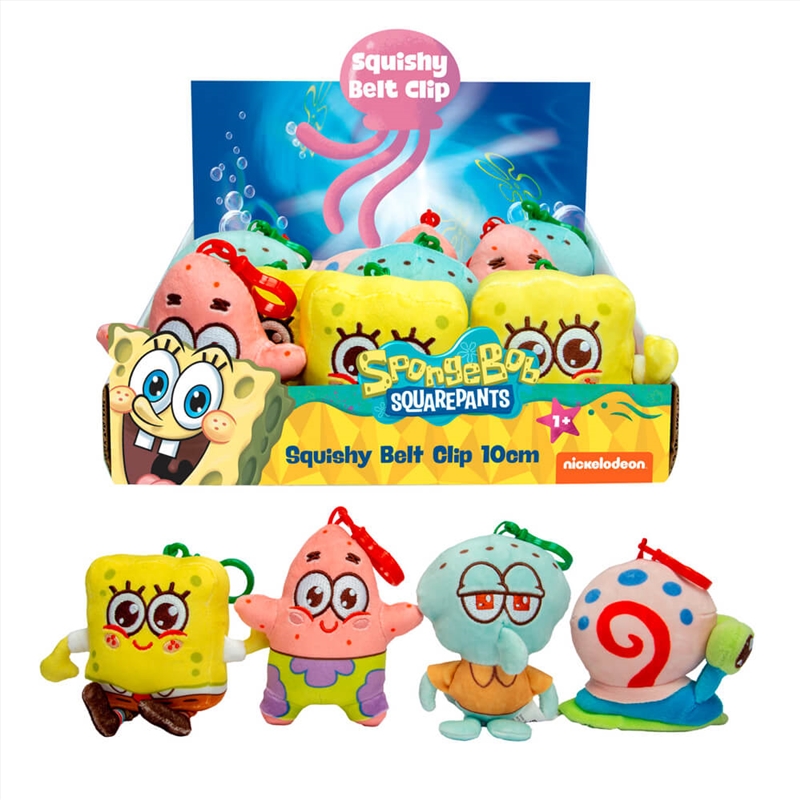 Spongebob Squishy Belt Clips 10cm (Sent At Random)/Product Detail/Plush Toys
