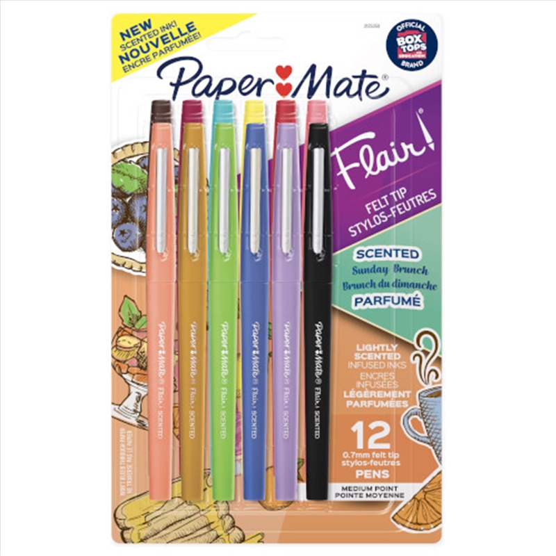 PM Flair Felt Scented Pk12 Bx6/Product Detail/Stationery