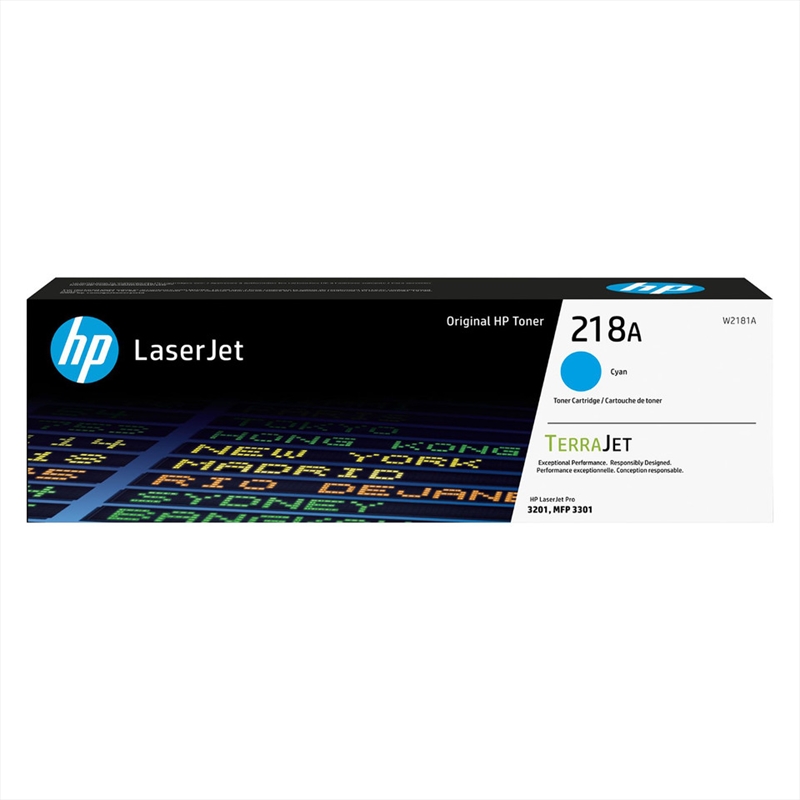 HP #218A Cyan Toner W2181A/Product Detail/Stationery
