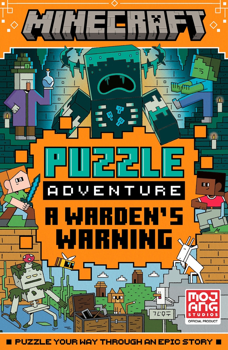 Minecraft Puzzle Adventure - A Warden's Warning/Product Detail/Kids Activity Books