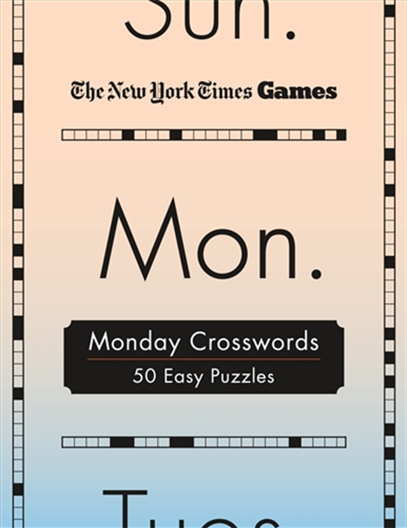 New York Times Games Monday Crosswords/Product Detail/Adults Activity Books