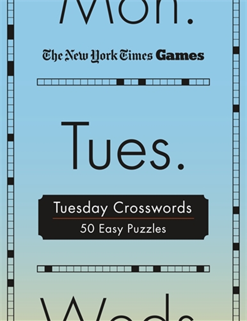 New York Times Games Tuesday Crosswords/Product Detail/Adults Activity Books