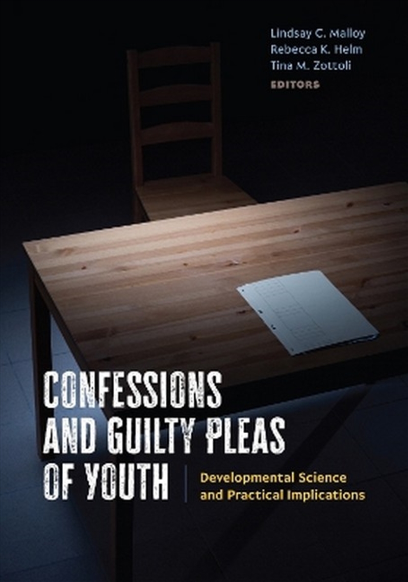Confessions and Guilty Pleas of Youth/Product Detail/Psychology