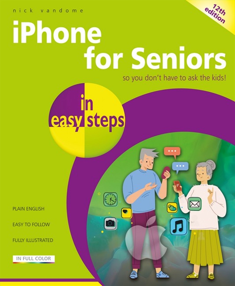 iPhone for Seniors in easy steps/Product Detail/Media