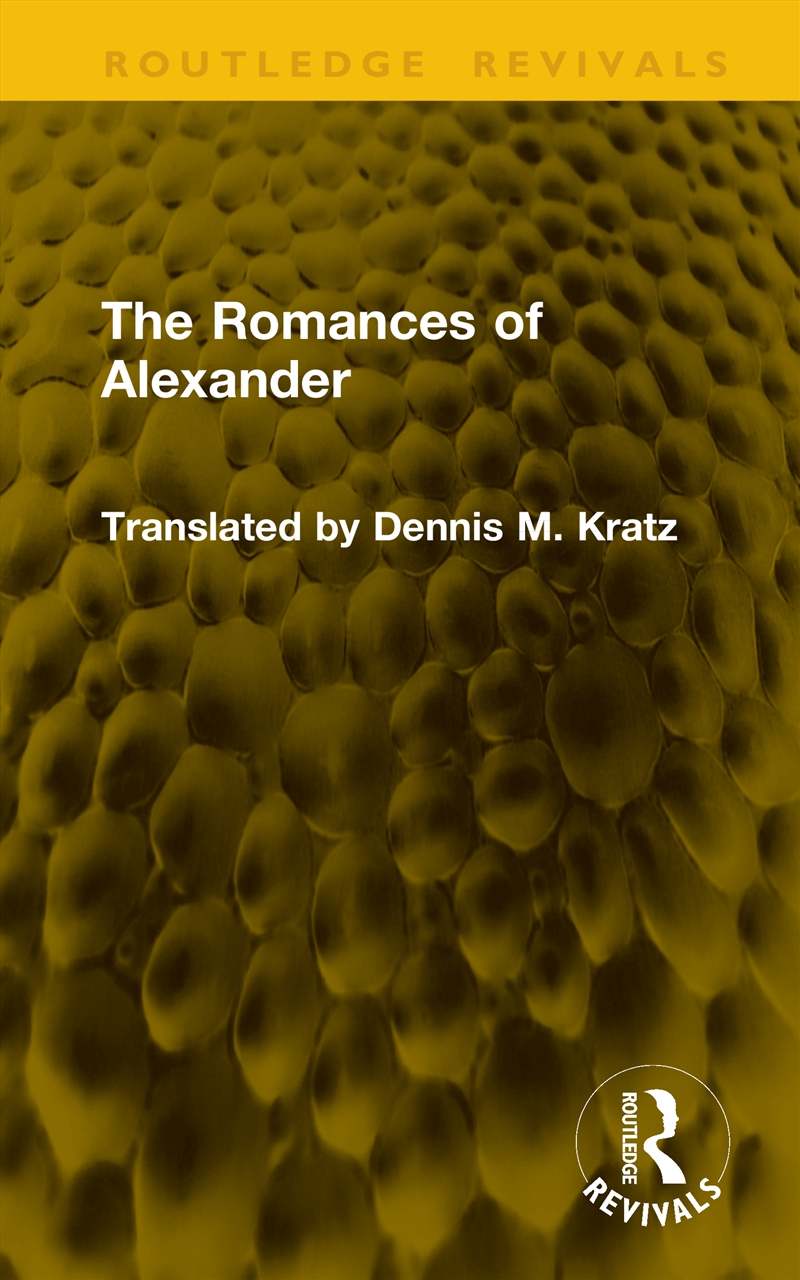 The Romances Of Alexander/Product Detail/Literature & Poetry