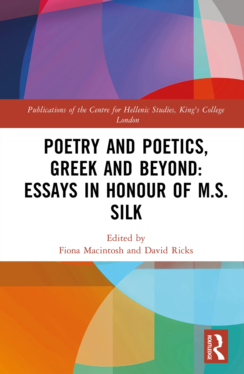Poetry And Poetics, Greek And/Product Detail/Literature & Poetry