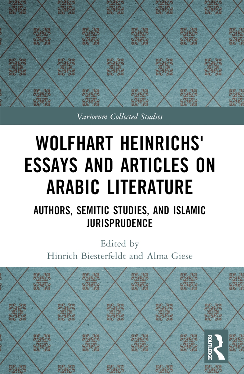 Wolfhart Heinrichs Essays And/Product Detail/Language & Linguistics
