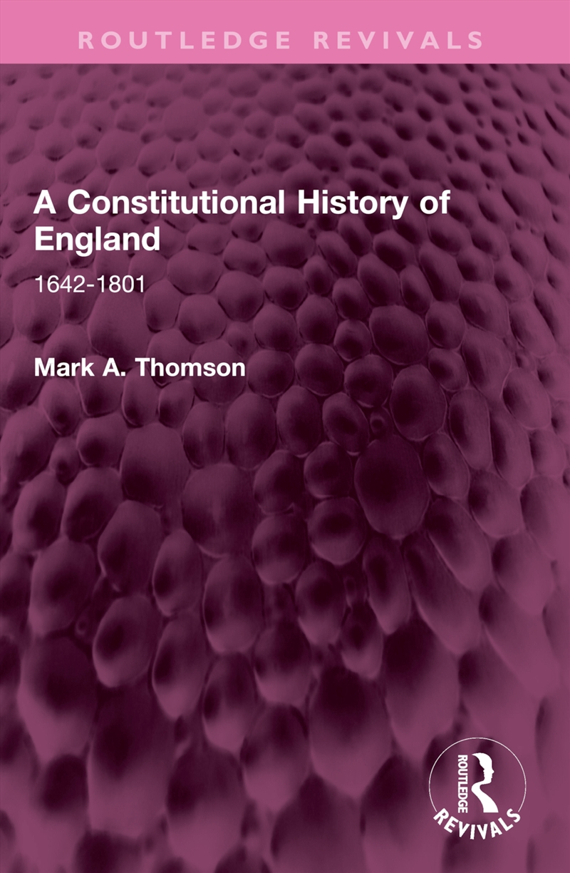 A Constitutional History Of En/Product Detail/History
