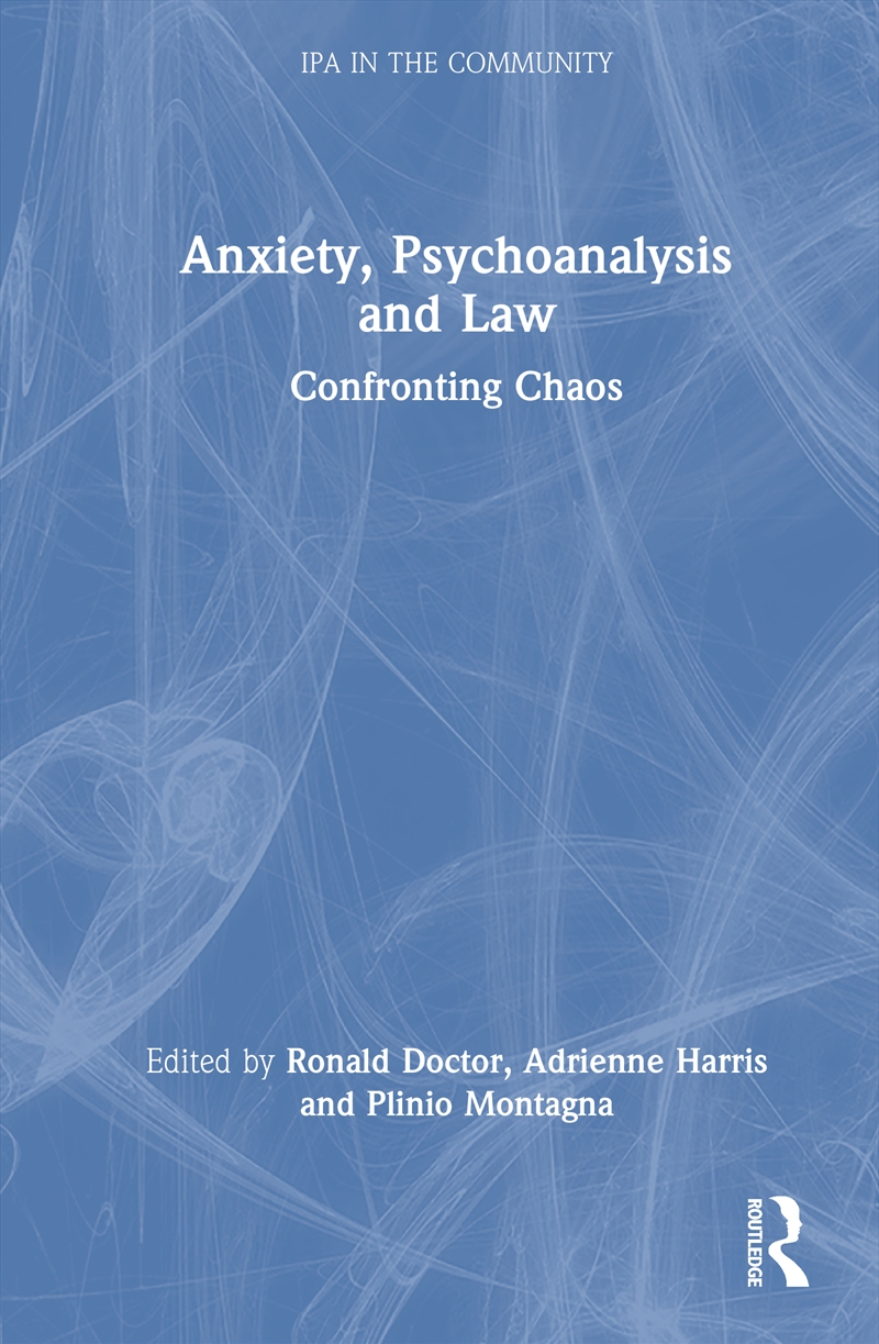 Anxiety, Psychoanalysis And La/Product Detail/Psychology