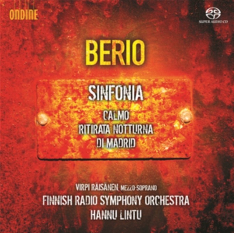 Sinfonia Calmo & Ritirata Nott/Product Detail/Classical