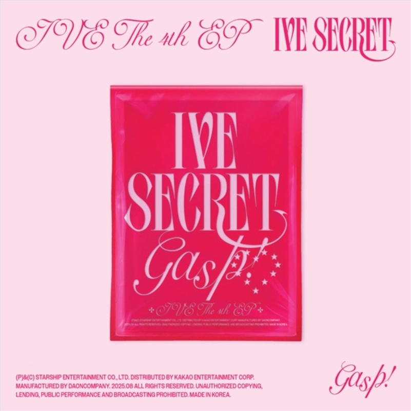 Ive Secret Gasp Ver Ive The/Product Detail/World