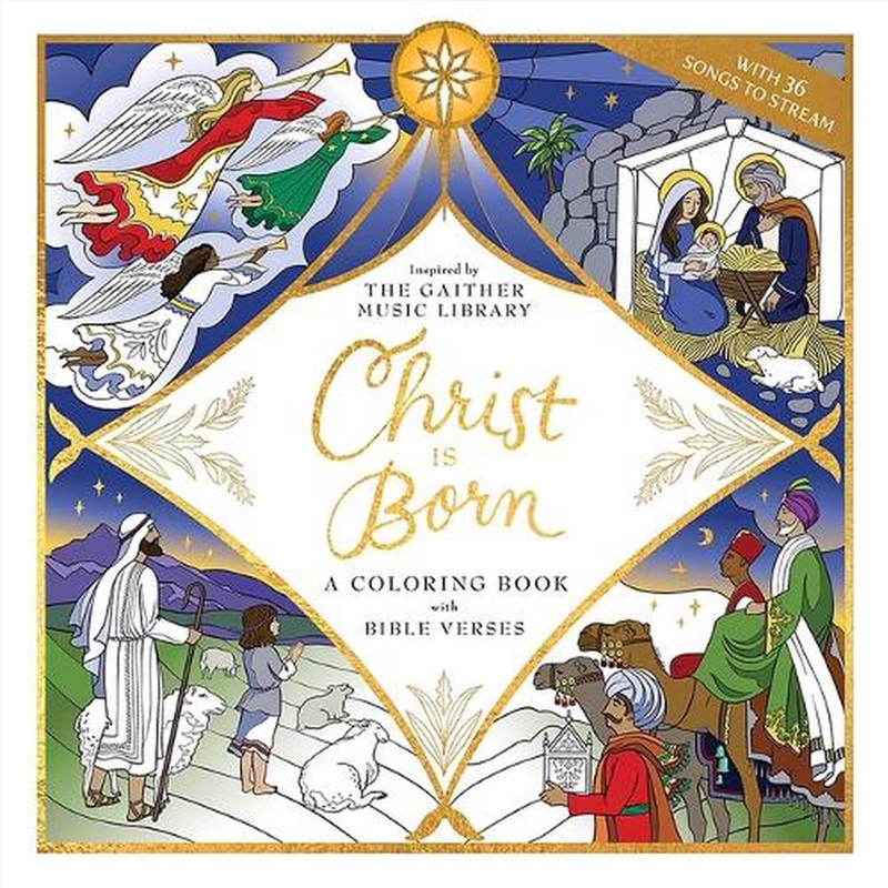 Christ Is Born: A Coloring Book with Bible Verses/Product Detail/Religion & Beliefs