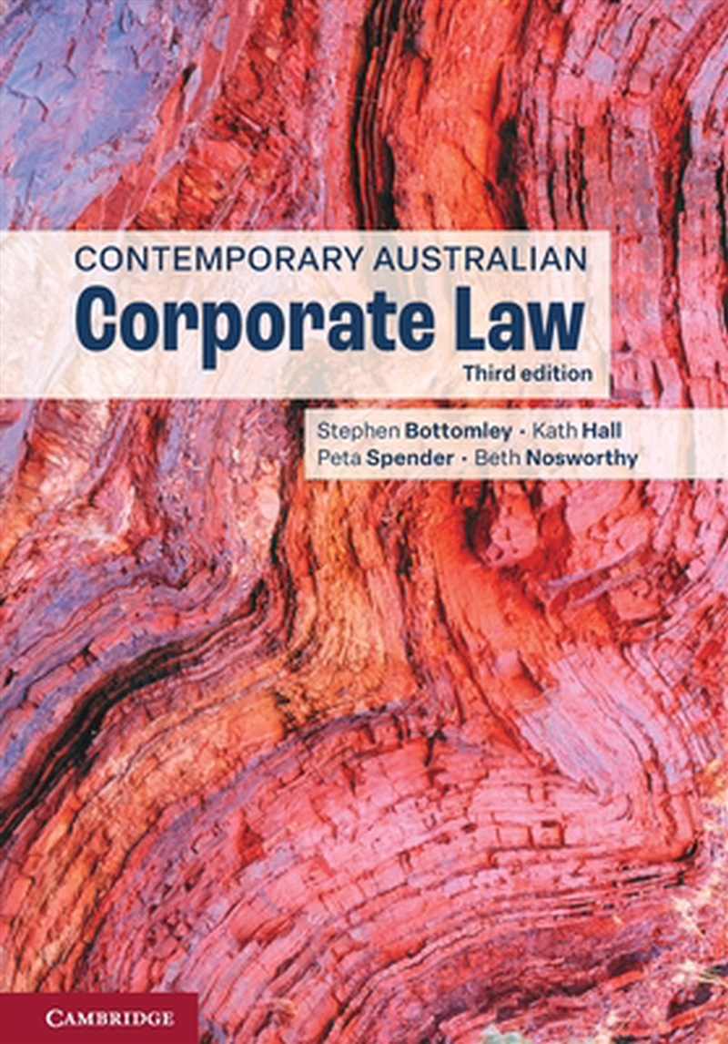 Contemporary Australian Corporate Law/Product Detail/Law