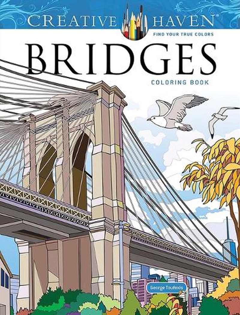 Creative Haven Bridges Coloring Book/Product Detail/Adults Colouring