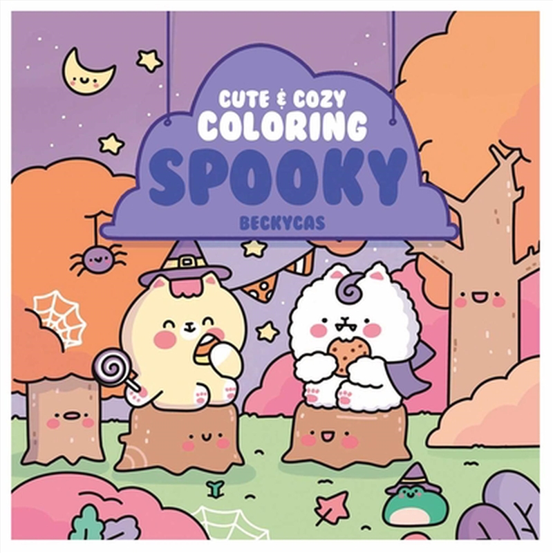 Cute & Cozy Coloring Spooky/Product Detail/Adults Colouring