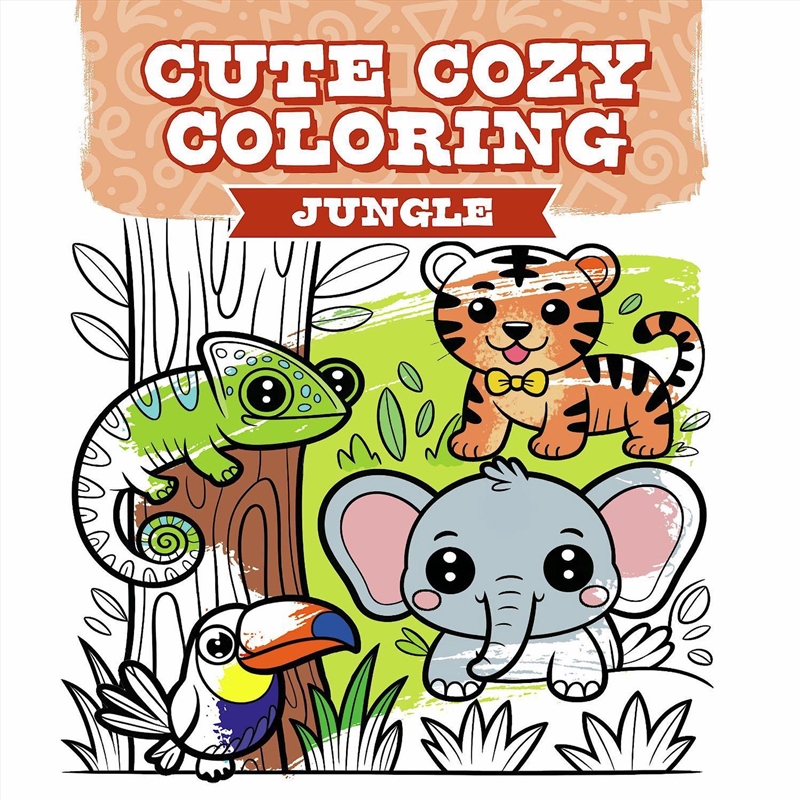 Cute Cozy Coloring: Jungle/Product Detail/Adults Colouring