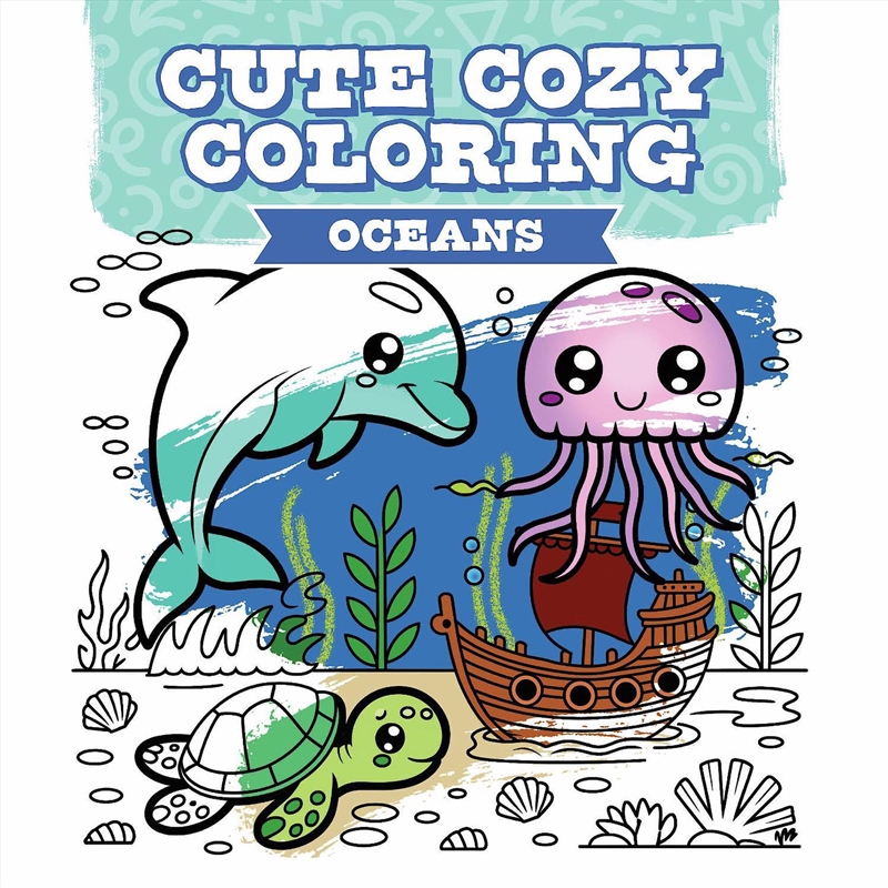 Cute Cozy Coloring: Oceans/Product Detail/Adults Colouring