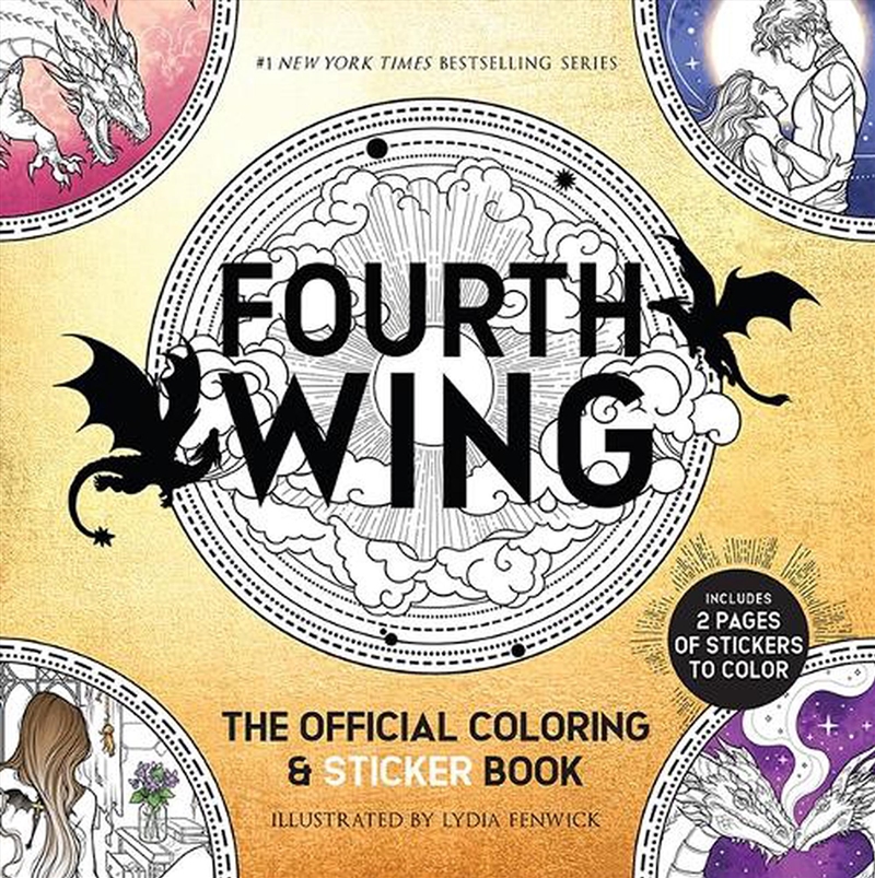 Fourth Wing: The Official Coloring & Sticker Book/Product Detail/Adults Colouring