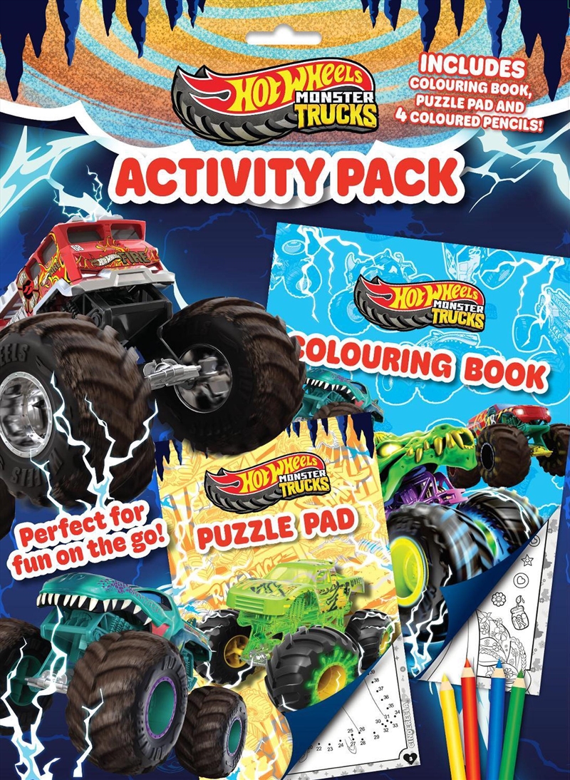 Hot Wheels Monster Trucks: Activity Pack/Product Detail/Kids Activity Books