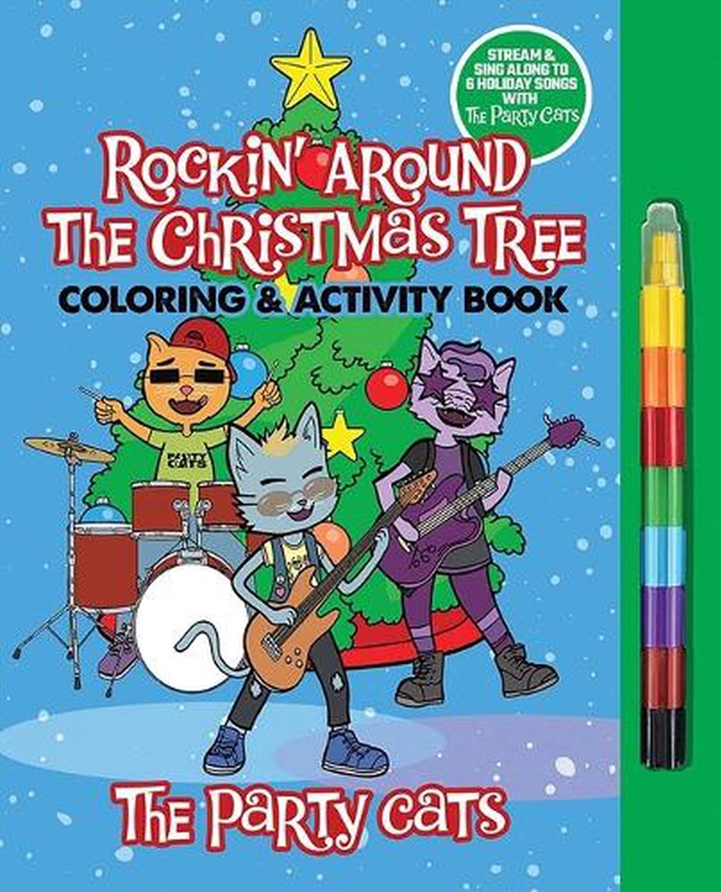Party Cats Rockin' Around the Christmas Tree Coloring & Activity Book/Product Detail/Kids Activity Books