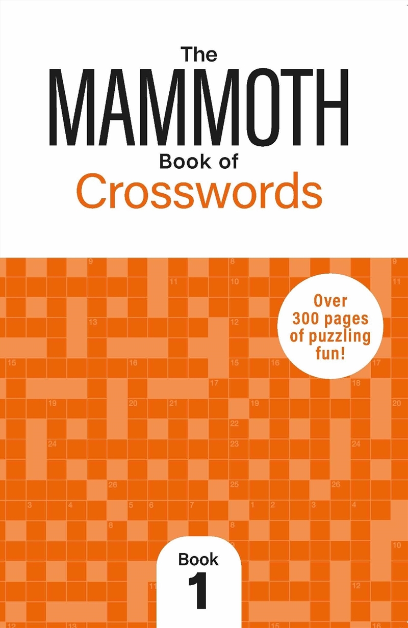 The Mammoth Book of Crosswords 1/Product Detail/Adults Activity Books