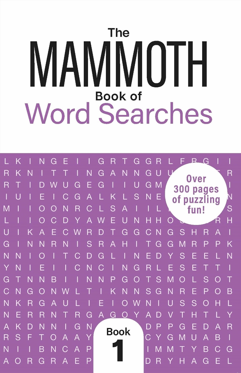 The Mammoth Book of Word Searches 1/Product Detail/Adults Activity Books