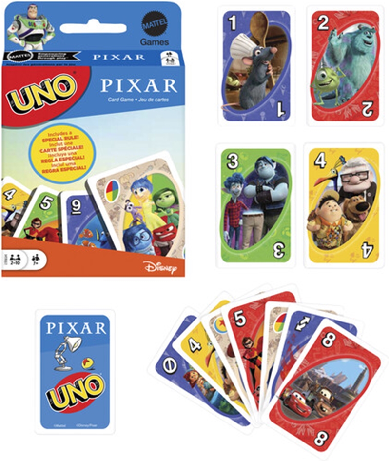 Mattel Games - UNO: Pixar/Product Detail/Card Games