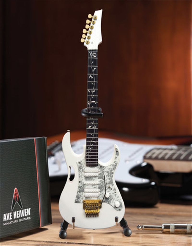 Axe Heaven Steve Vai Signature White JEM Mini Guitar Replica Collectible SV-130/Product Detail/Collectables