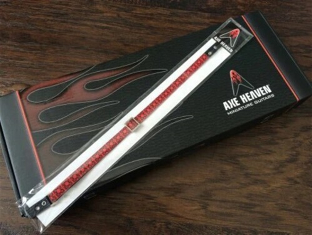 Axe Heaven Guitar Strap Fender Classic Hip Trip Red Mini Replica GS-004/Product Detail/Collectables