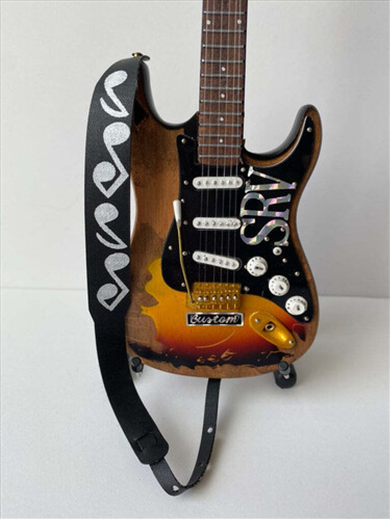 Axe Heaven Stevie Ray Vaughan SRV Musical Note Black Mini Guitar Strap Replica GS-007/Product Detail/Collectables