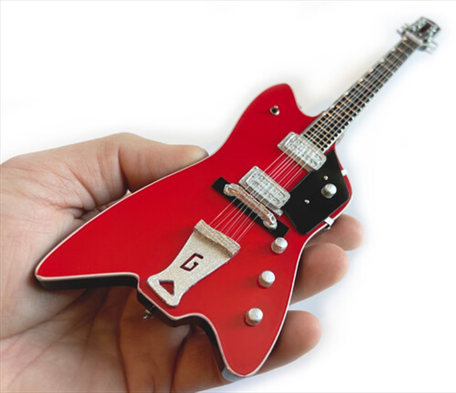 Axe Heaven Billy Gibbons Gretsch Jupiter Thunderbird Signature Billy Bo 1959 Red Mini Guitar Replica/Product Detail/Collectables