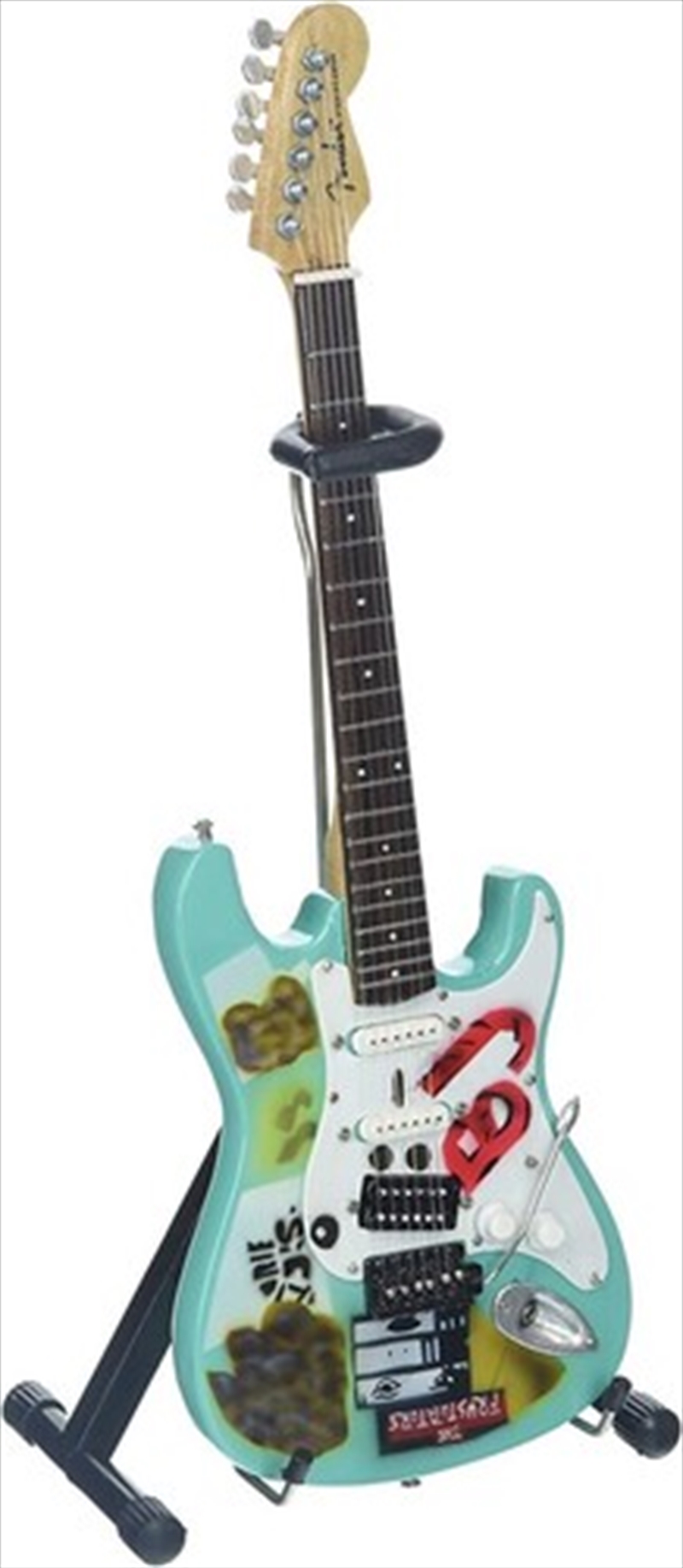 Axe Heaven Billie Joe Armstrong Fender Stratocaster 70's BJ Blue Mini Guitar Replica Collectible BJ-/Product Detail/Collectables
