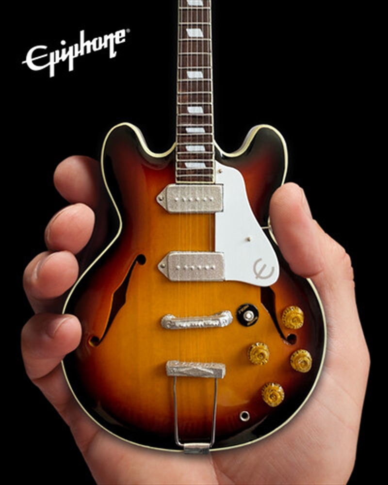 Axe Heaven Epiphone 1965 Casino Sunburst Mini Guitar Replica Collectible EG-810/Product Detail/Collectables