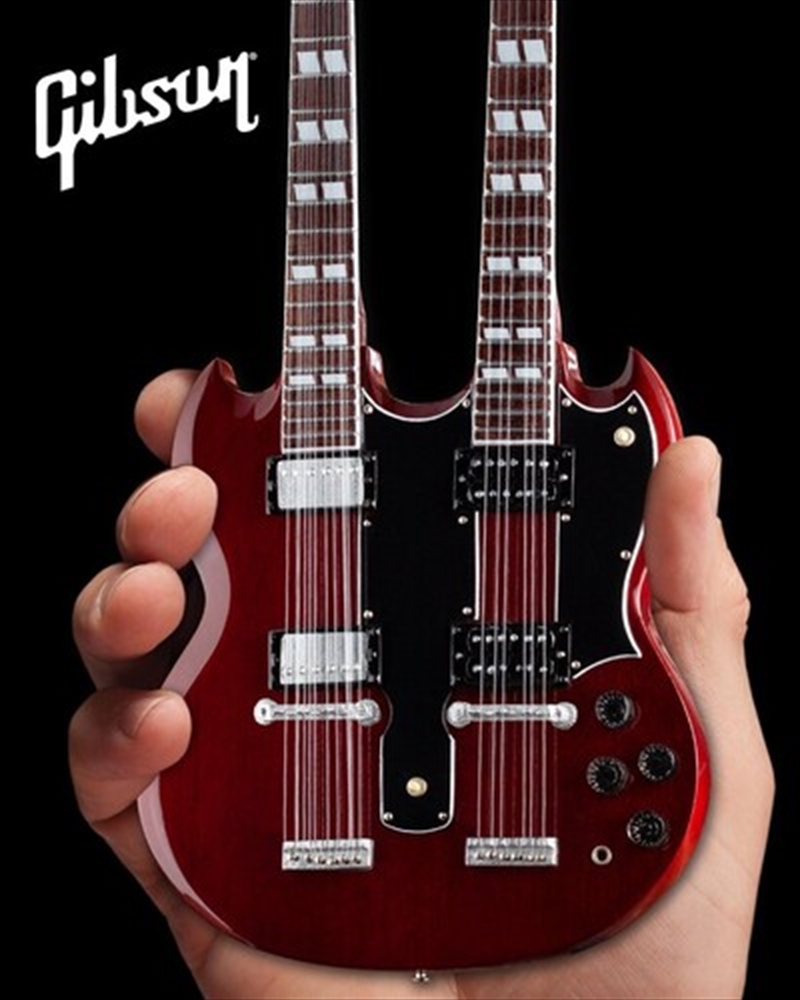 Axe Heaven Gibson SG EDS-1275 Doubleneck Cherry Mini Guitar Replica Collectible GG-223/Product Detail/Collectables