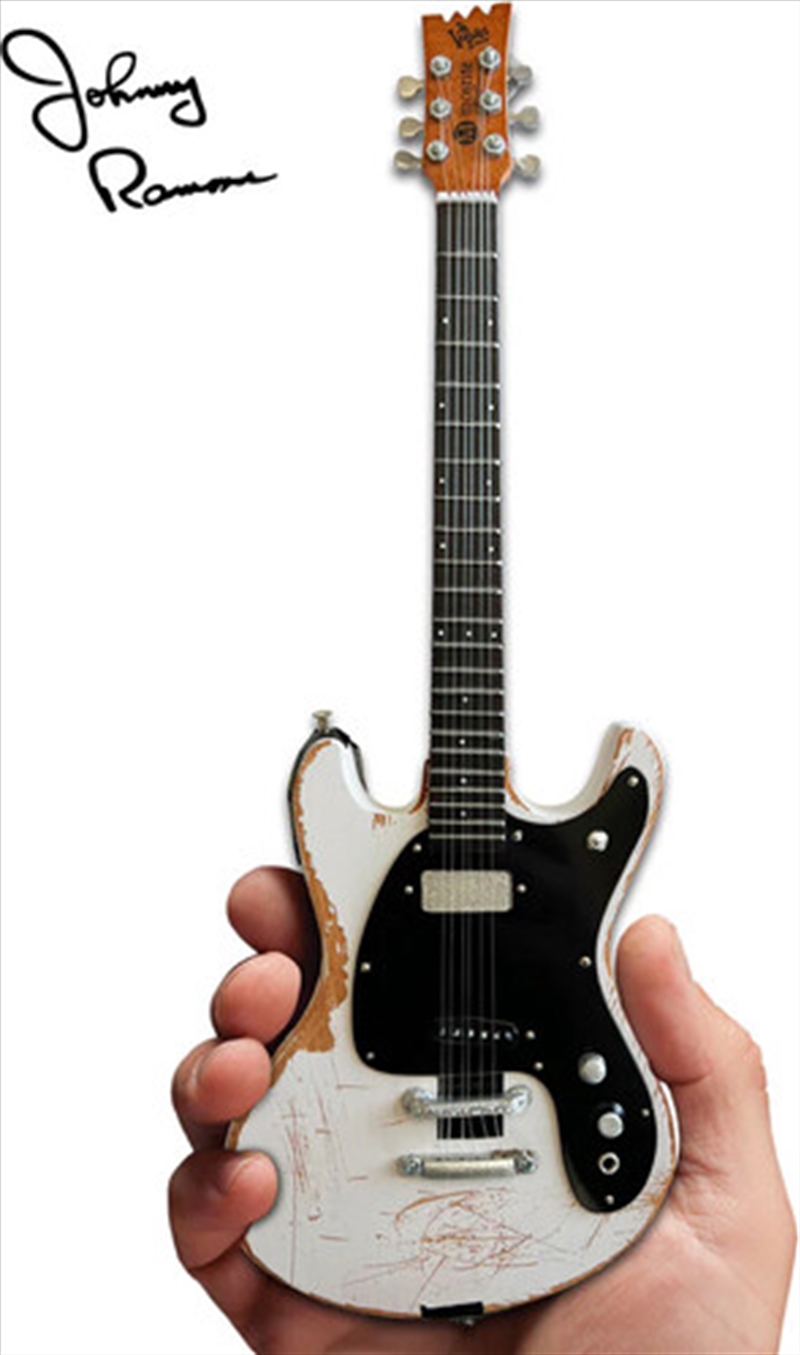 Axe Heaven Johnny Ramone Signature 1965 Mosrite Ventures II Mini Guitar JR-080/Product Detail/Collectables