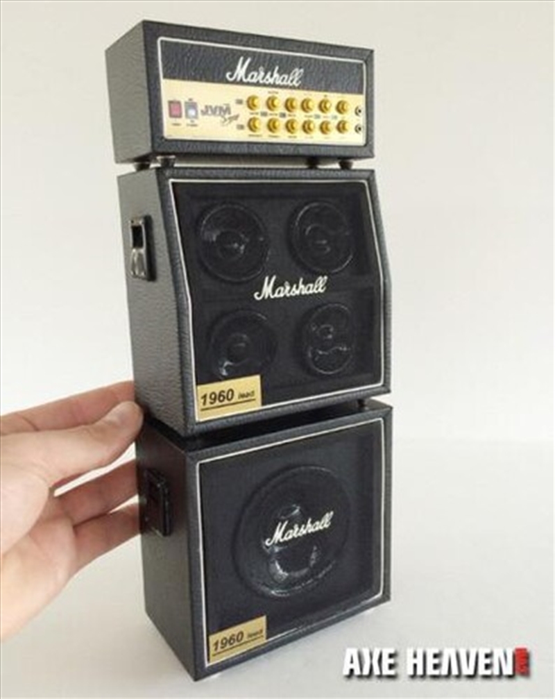 Axe Heaven Classic Full Stack 4x12 MS Style Speaker Cabinets Black Miniature Replica Collectible MS-/Product Detail/Collectables