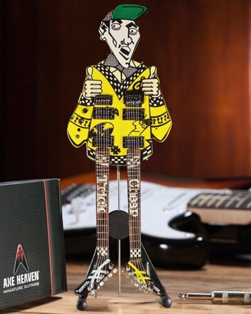 Axe Heaven Rick Nielsen Hamer Uncle Dick Doubleneck Mini Guitar Replica Collectible RN-503/Product Detail/Collectables