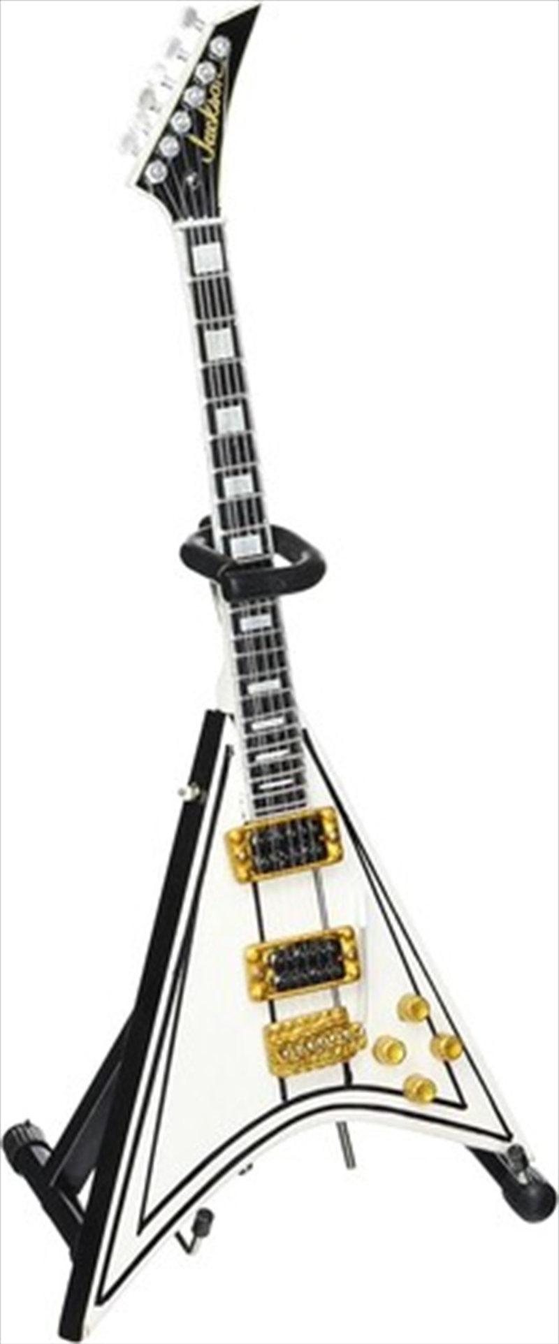 Axe Heaven Signature White Flying V Mini Guitar Replica Collectible RR-086/Product Detail/Collectables