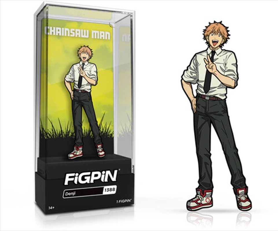 FiGPiN - Chainsaw Man Season 1 - Denji Enamel Pin (1388)/Product Detail/Buttons & Pins