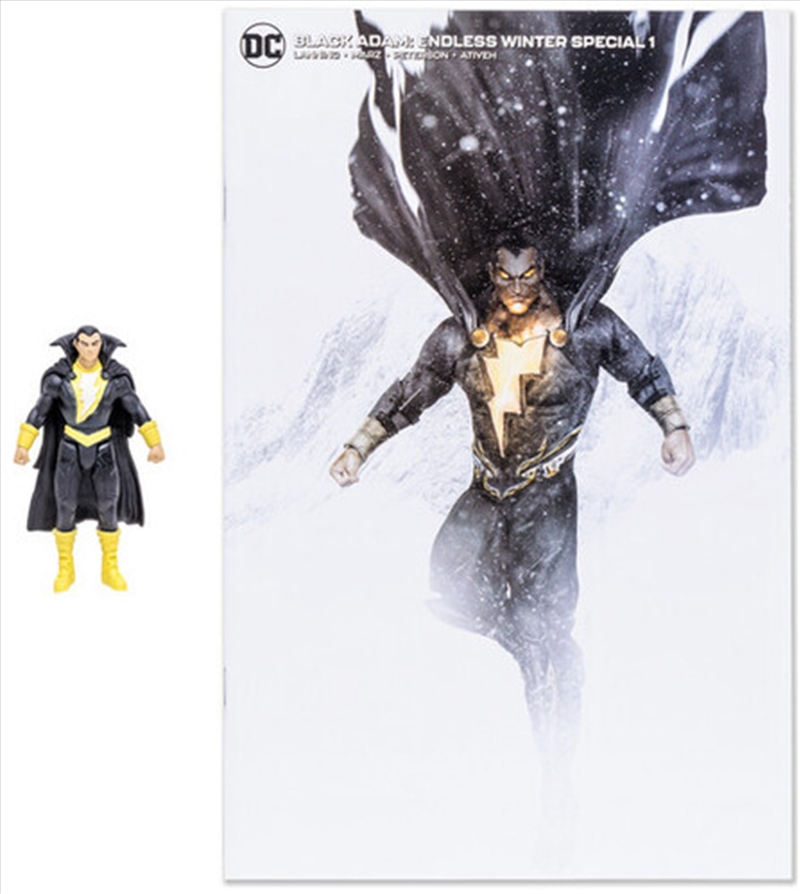 DC Direct - Endless Winter - Page Punchers - 3" Black Adam Figure with Comic/Product Detail/Figurines