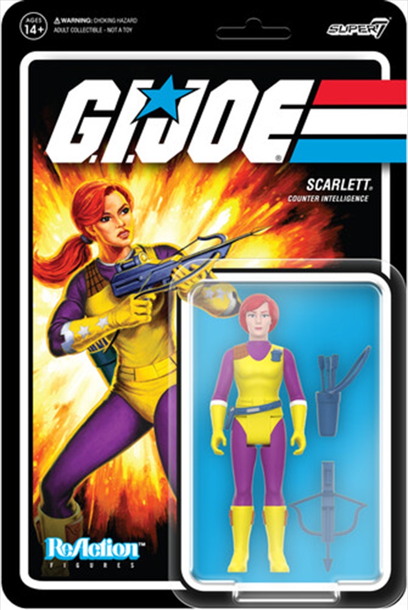 Super7 - G.I. Joe - Reaction Figures - Scarlett (DIC Purple)/Product Detail/Figurines