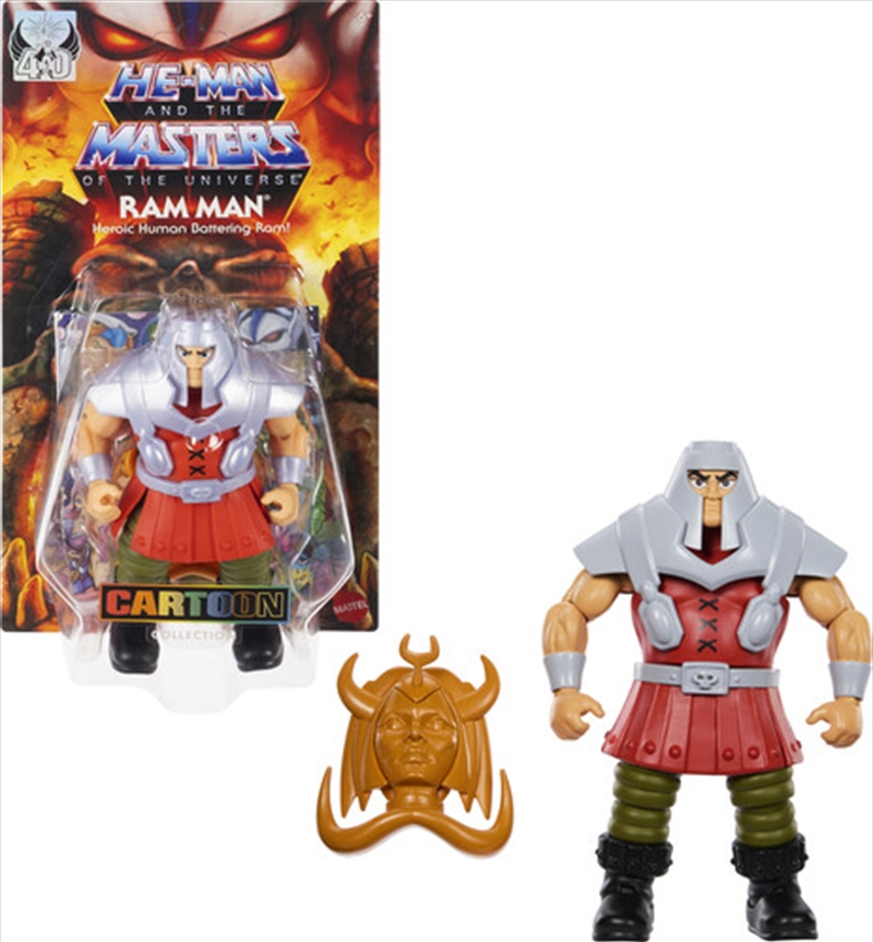 Mattel Collectible - Masters of the Universe Origins Cartoon Ram Man (He-Man, MOTU)/Product Detail/Figurines