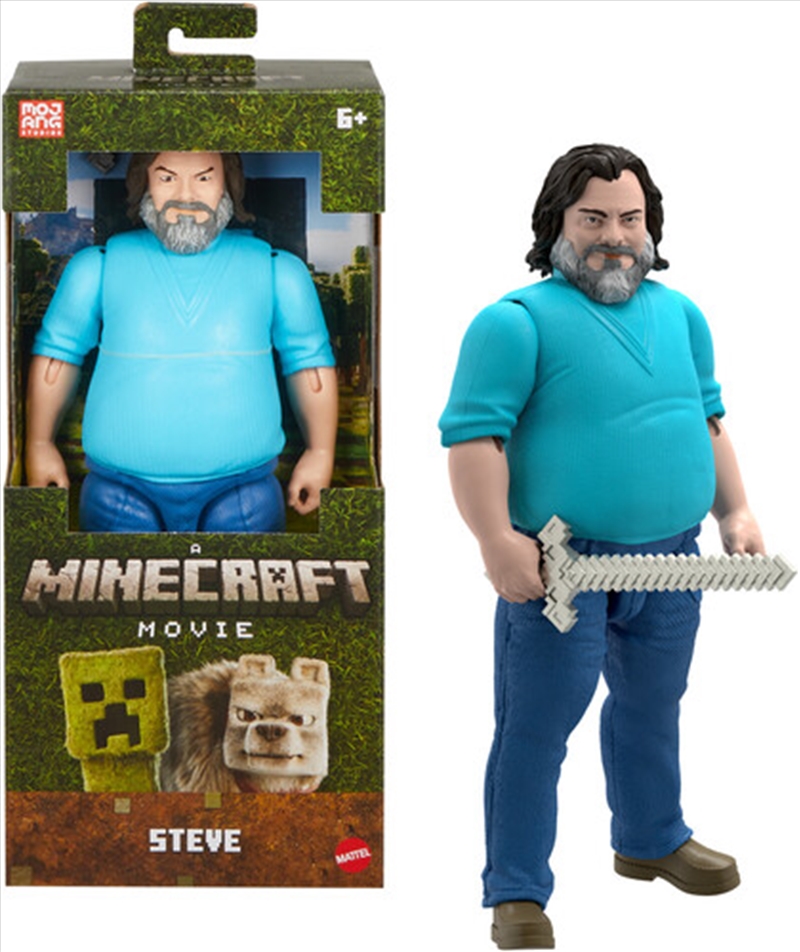 Mattel - Minecraft Movie Large Figure, Steve/Product Detail/Figurines