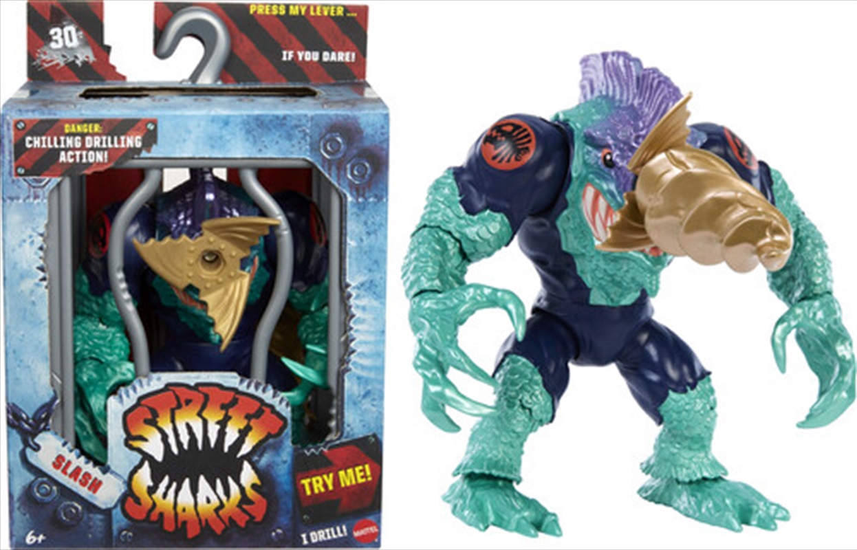 Mattel Collectible - Street Sharks Slash Action Figure, 30th Anniversary/Product Detail/Figurines