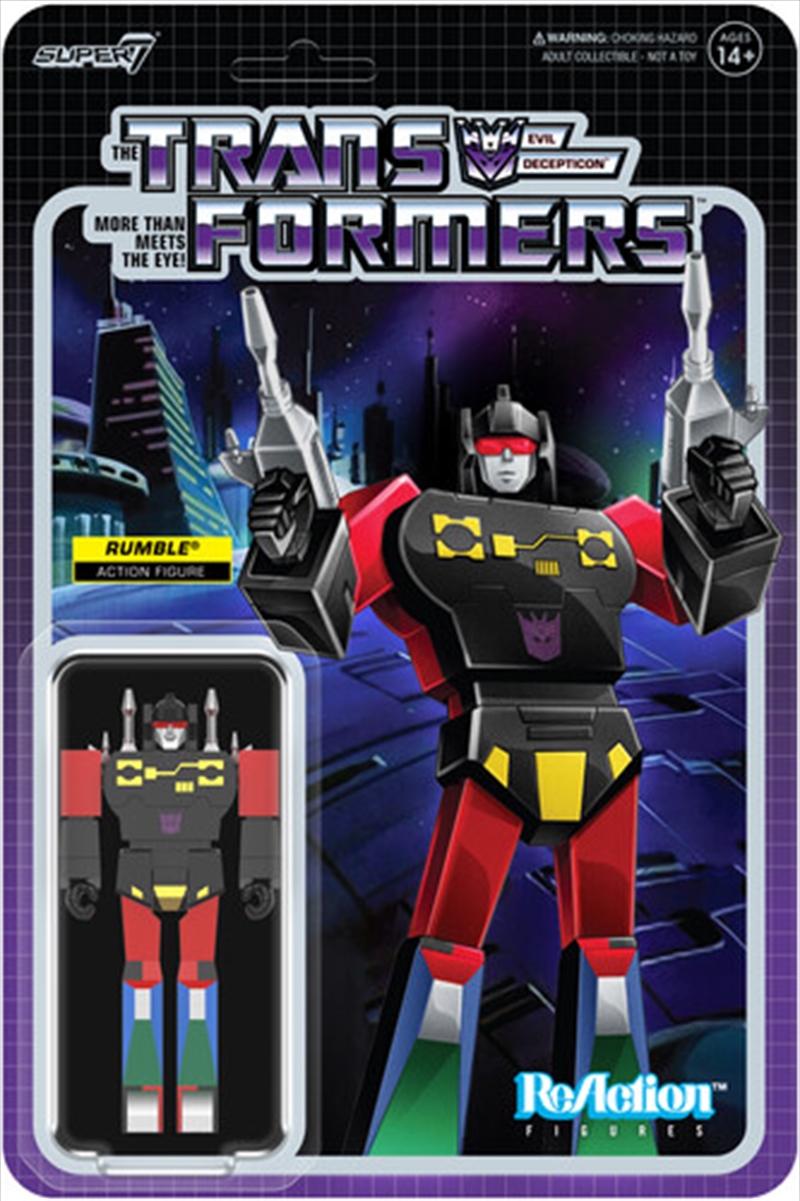Super7 - Transformers - Reaction Figures Wv8 - Rumble (Red)/Product Detail/Figurines