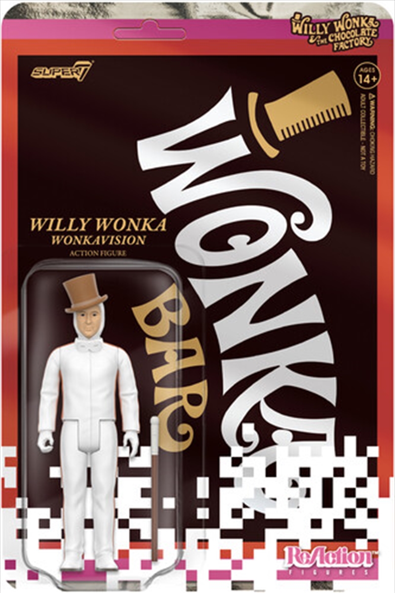 Super7 - Willy Wonka & The Chocolate Factory - Reaction Wv3 - Willy Wonka (White Suit)/Product Detail/Figurines