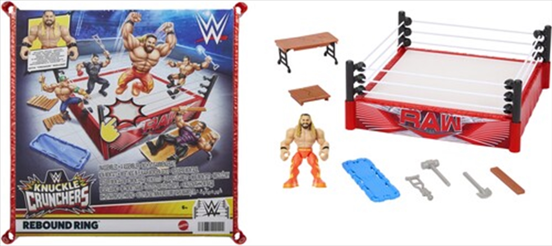 Mattel Collectible - WWE Knuckle Crunchers Rebound Ring Playset/Product Detail/Figurines